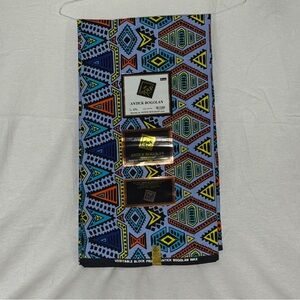 Blue and Yellow Patterned Fabric